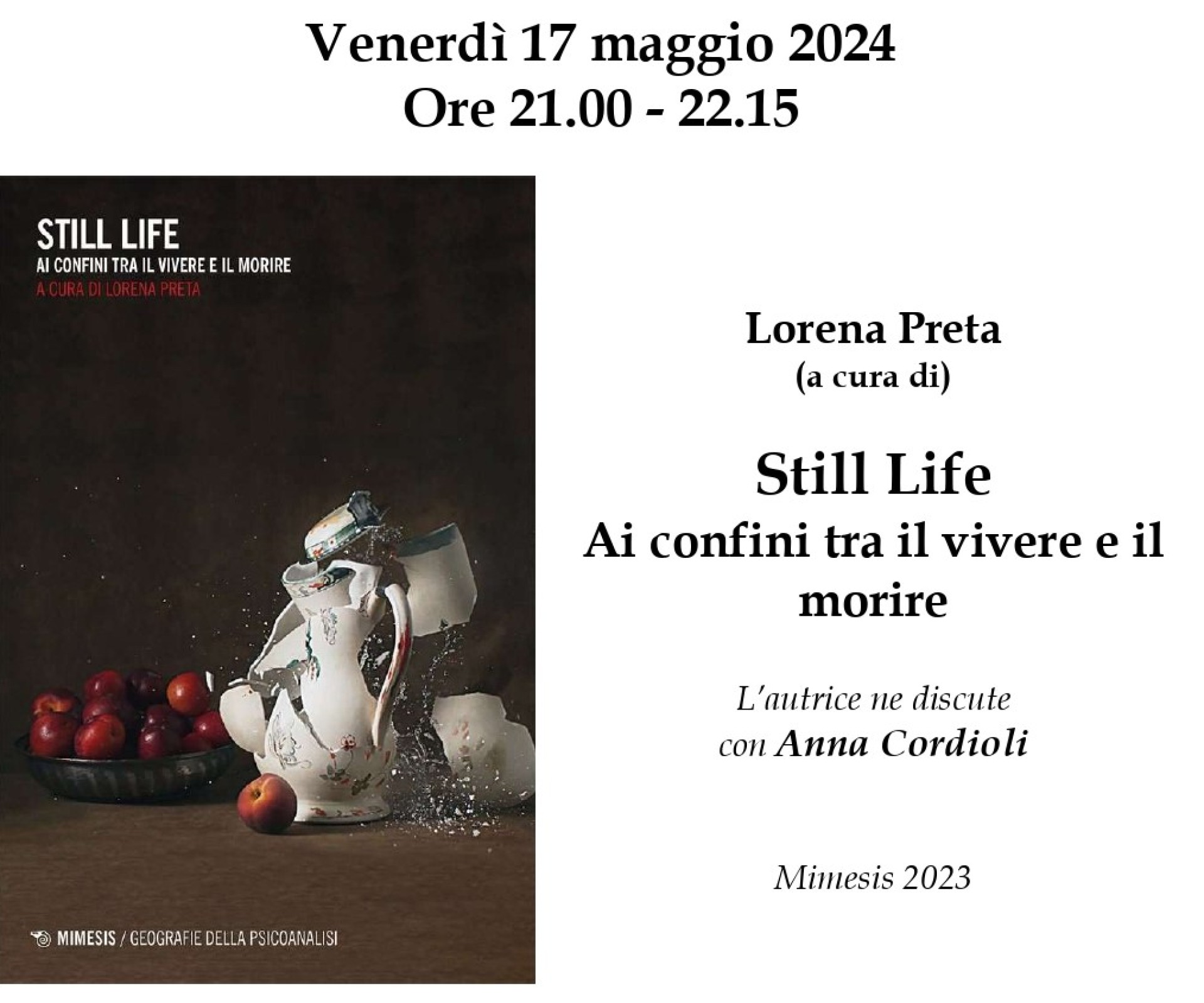 Lorena Preta a LETTURE PSICOANALITICHE (a cura di Andrea Braun e Carla Rigoni)