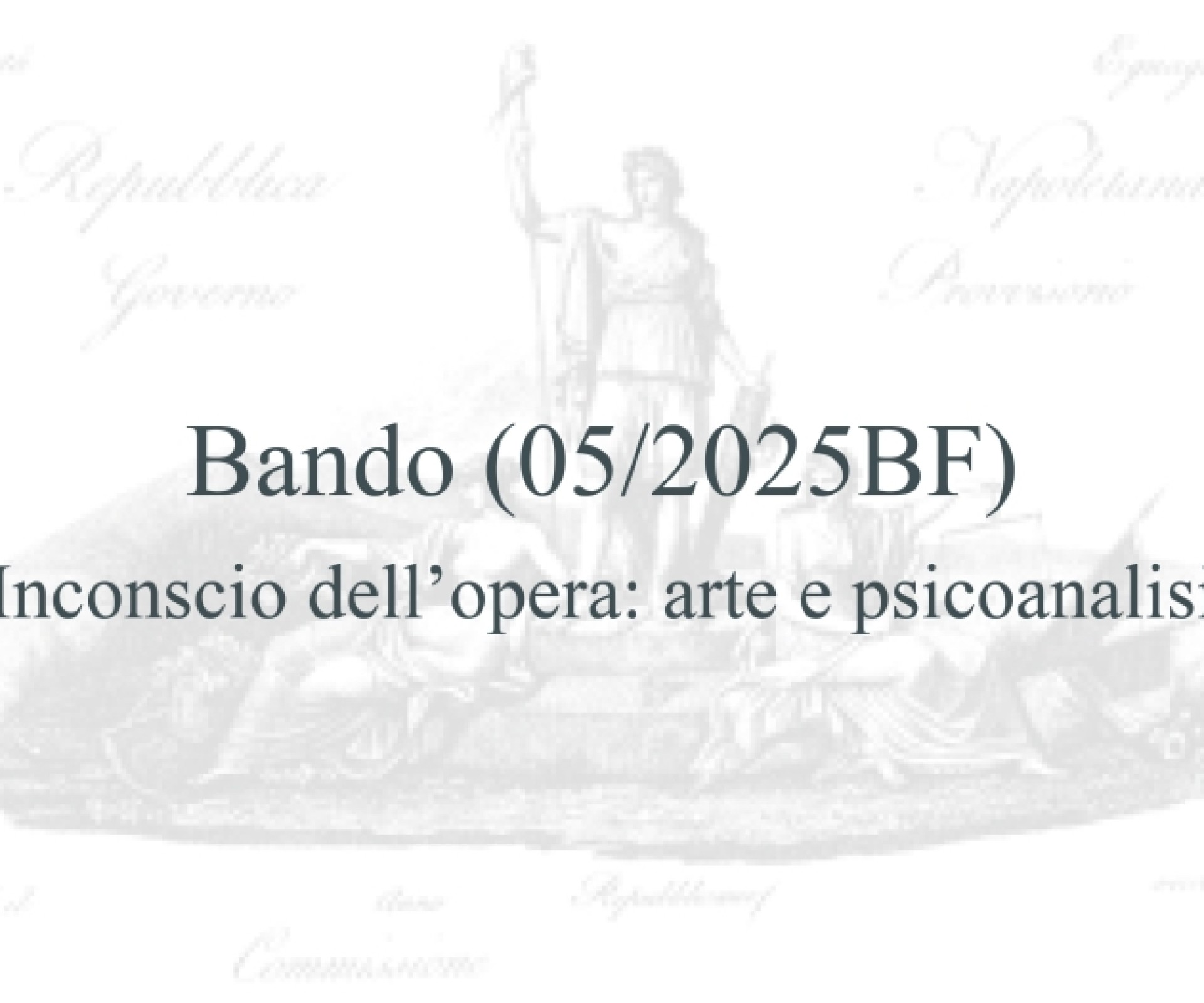 BANDO PER 8 BORSE DI FORMAZIONE - Istituto Italiano per gli Studi Filosofici