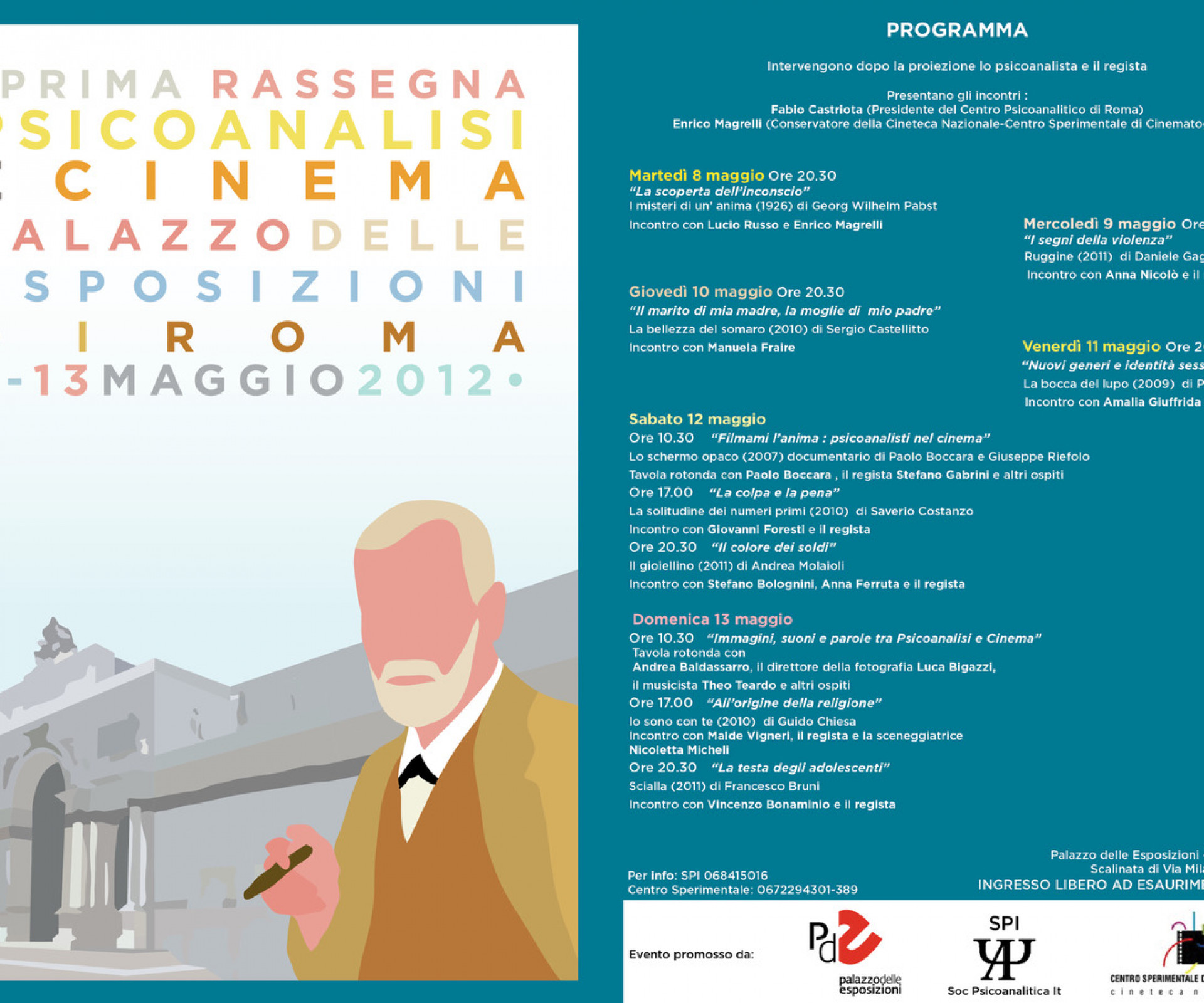 Psicoanalisi e Cinema al Centro Psicoanalitico di Roma, una lunga storia...