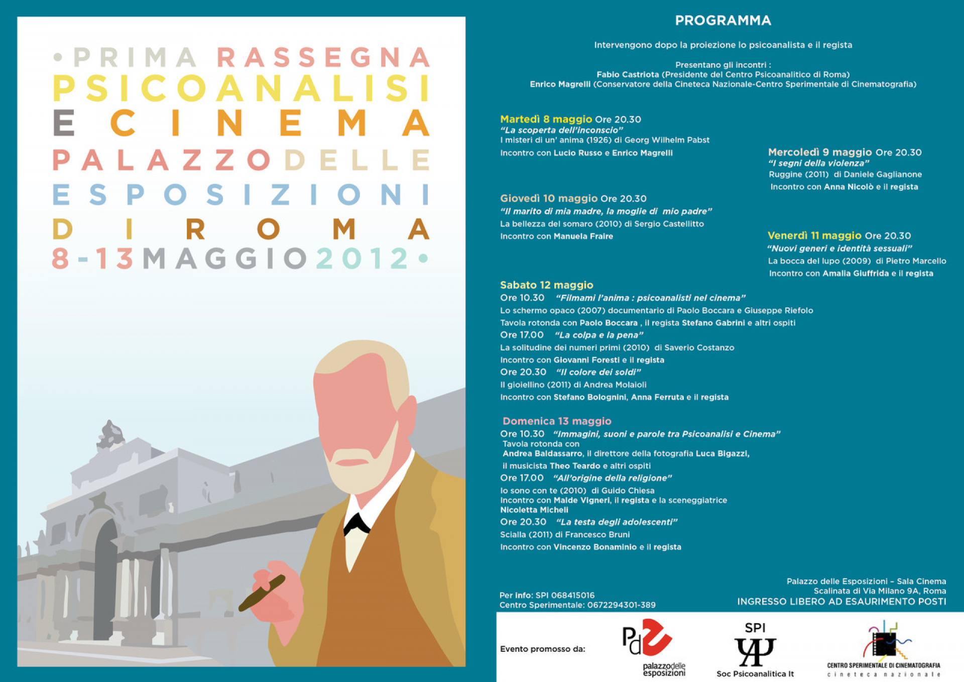 Psicoanalisi e Cinema al Centro Psicoanalitico di Roma, una lunga storia...