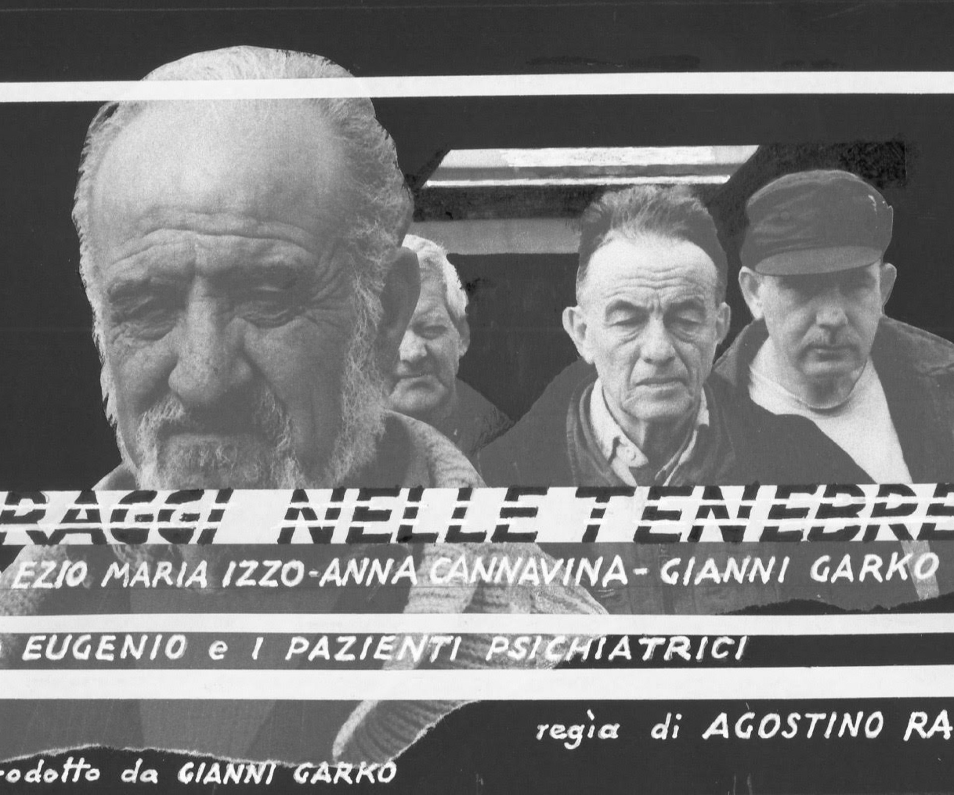 Raggi nelle tenebre - seconda tappa - ovvero come distruggere una psichiatria riabilitativa.  Docu-film in B/N, regia Agostino Raff, produzione Gianni Garko.