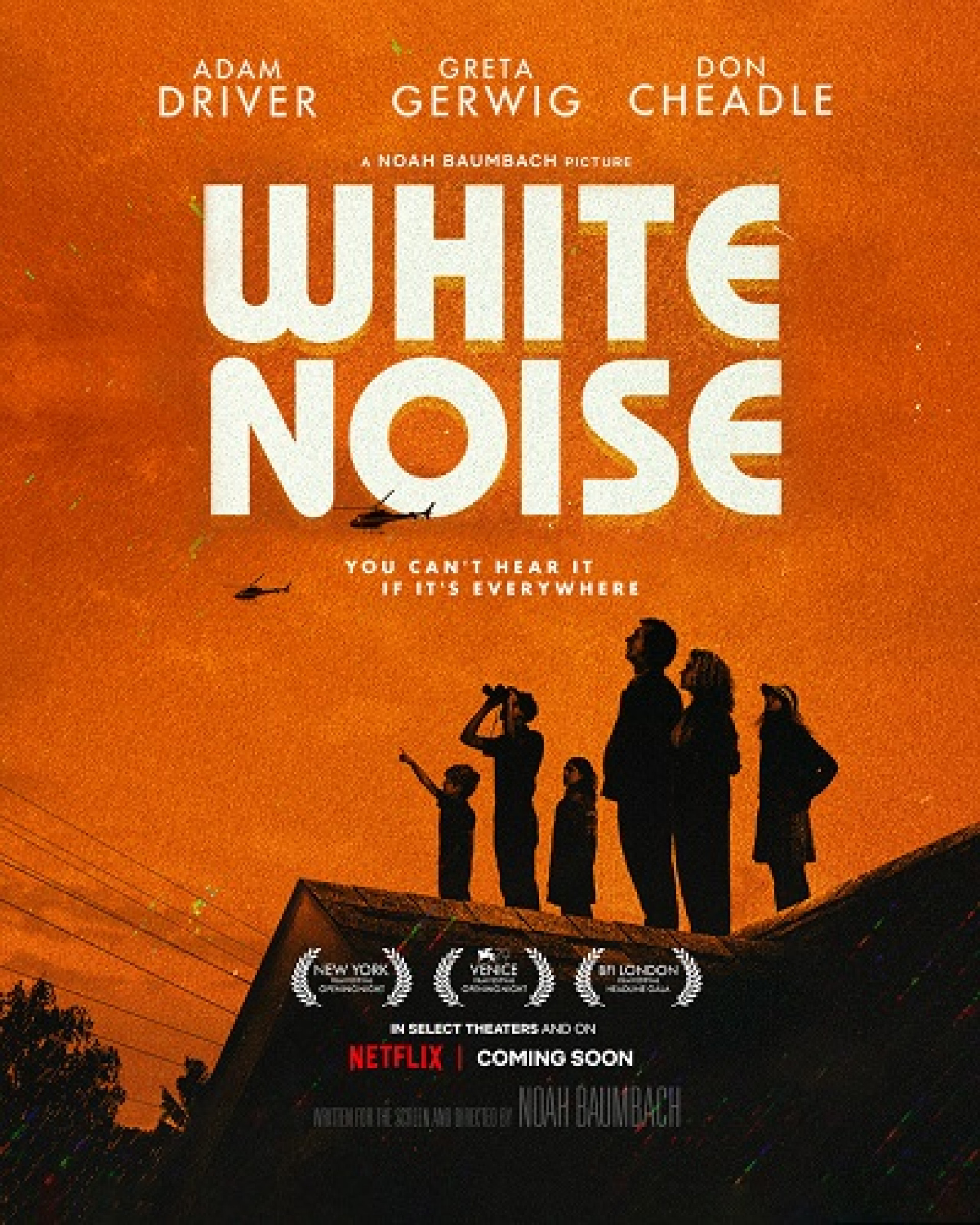 Il festival di Venezia debutta con White noise, quel rumore bianco da cui  non si può uscire - di Chiara Buoncristiani - Centro Psicoanalitico di Roma